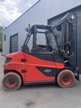 Használt targonca LINDE E60-01 ELEKTRO VIERRADFRONTSTAPLER (13073597)