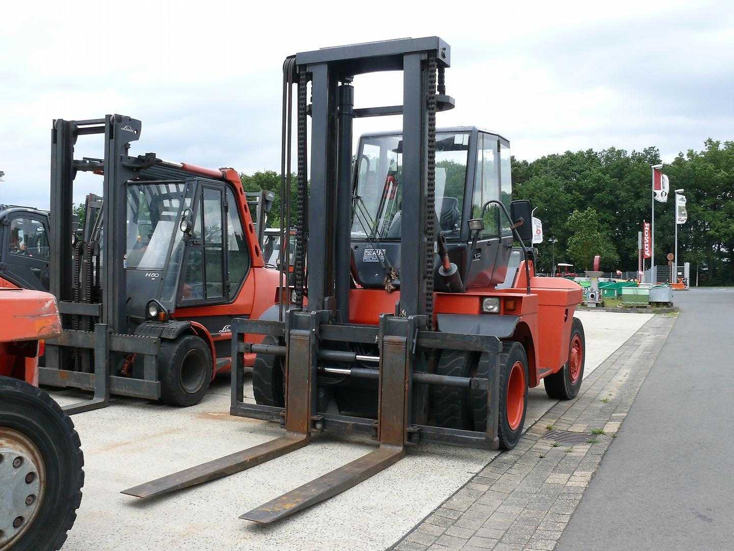 Használt targonca LINDE H 120 D DIESEL VIERRADFRONTSTAPLER (11733961)