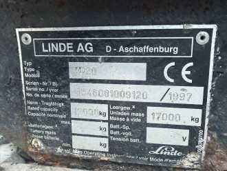 Használt targonca LINDE H 120 D DIESEL VIERRADFRONTSTAPLER (13074489)