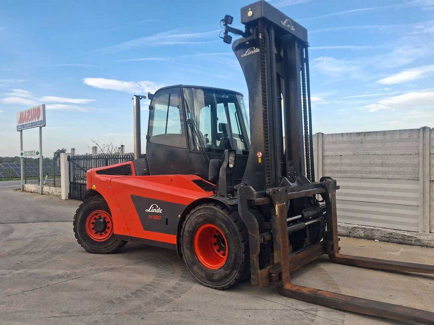 Használt targonca LINDE H 150 DIESEL VIERRADFRONTSTAPLER (13069673)