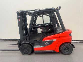 Használt targonca LINDE H 25 D-01 DIESEL VIERRADFRONTSTAPLER (13072939)