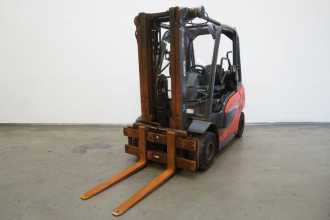 Használt targonca LINDE H 25 D 1202 DIESEL VIERRADFRONTSTAPLER (13075104) backdrop