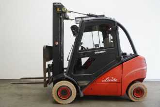 Használt targonca LINDE H 25 D 393 DIESEL VIERRADFRONTSTAPLER (13072281)