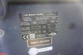 Használt targonca LINDE H 30D-02 - Triplex - Nur 2.713 Stunden DIESEL VIERRADFRONTSTAPLER (13067673)