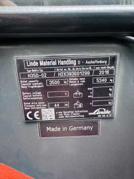 Használt targonca LINDE H 35 D-02 EVO 3B Triplex Kabine STVO DIESEL VIERRADFRONTSTAPLER (13042608)