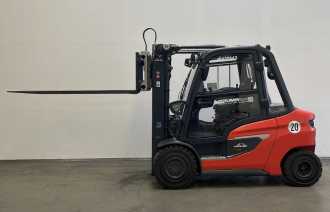 Használt targonca LINDE H 35 D 1202 DIESEL VIERRADFRONTSTAPLER (12902776)