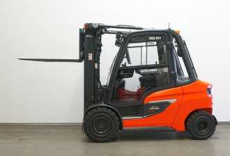 Használt targonca LINDE H 35 D 1202 DIESEL VIERRADFRONTSTAPLER (13071794)