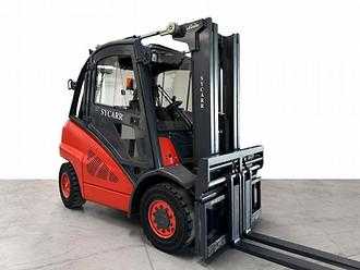 Használt targonca LINDE H 40 D/394 DIESEL VIERRADFRONTSTAPLER (13056038)