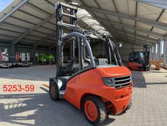 Használt targonca LINDE H 40 D DIESEL VIERRADFRONTSTAPLER (13061077)
