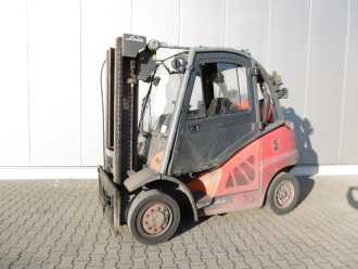Használt targonca LINDE H 40 T GAS VIERRADFRONTSTAPLER (13016182) backdrop