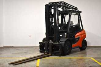 Használt targonca LINDE H 50 D/600 1204-01 DIESEL VIERRADFRONTSTAPLER (12990078) backdrop
