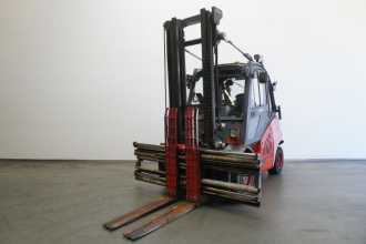 Használt targonca LINDE H 50 D EVO 394-02 DIESEL VIERRADFRONTSTAPLER (13070380) backdrop