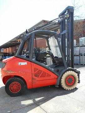 Használt targonca LINDE H-50D DIESEL VIERRADFRONTSTAPLER (12261464)
