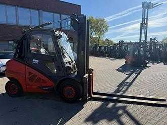 Használt targonca LINDE H 50T-02 - Baujahr 2018 GAS VIERRADFRONTSTAPLER (13039620)