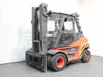 Használt targonca LINDE H 70 D-02 396 DIESEL VIERRADFRONTSTAPLER (13048760) backdrop
