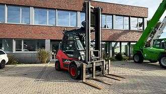 Használt targonca LINDE H 80 D -02 DIESEL VIERRADFRONTSTAPLER (13075240)