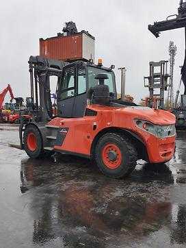 Használt targonca LINDE H160D-02 DIESEL VIERRADFRONTSTAPLER (13032069)