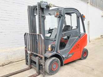 Használt targonca LINDE H20D-02/600 DIESEL VIERRADFRONTSTAPLER (13052546) backdrop