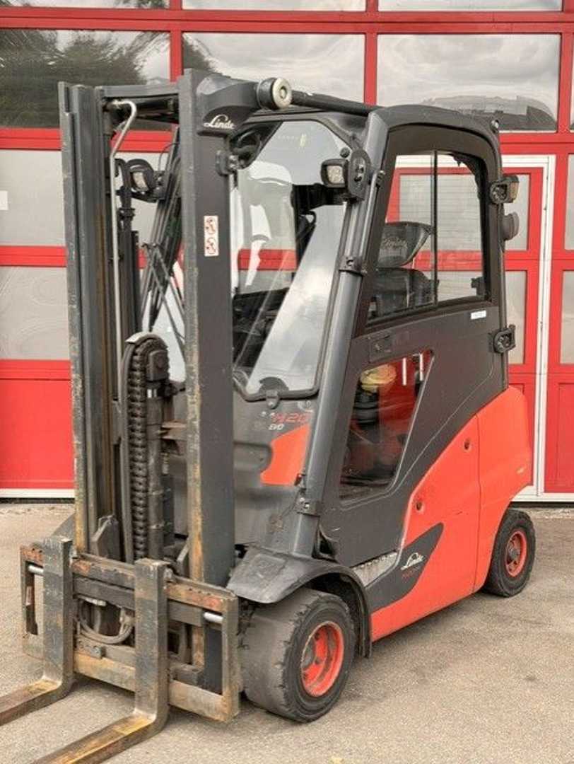 Használt targonca LINDE H20D-02 DIESEL VIERRADFRONTSTAPLER (13070711)
