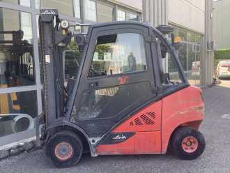 Használt targonca LINDE H25D-02 DIESEL VIERRADFRONTSTAPLER (13060662)