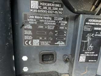 Használt targonca LINDE H25D-02 DIESEL VIERRADFRONTSTAPLER (13071994)