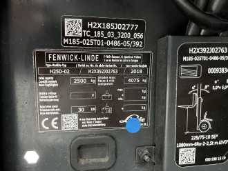 Használt targonca LINDE H25D-02 DIESEL VIERRADFRONTSTAPLER (13074879)