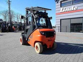 Használt targonca LINDE H30D-02 Triplex , side shift DIESEL VIERRADFRONTSTAPLER (12999445)