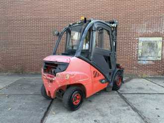 Használt targonca LINDE H35D-02 DIESEL VIERRADFRONTSTAPLER (13062701)