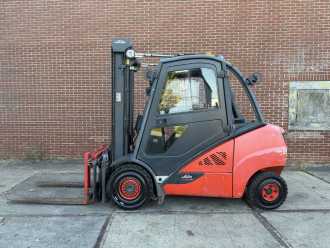 Használt targonca LINDE H35D-02 DIESEL VIERRADFRONTSTAPLER (13062701)