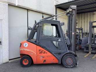 Használt targonca LINDE H35D-02 DIESEL VIERRADFRONTSTAPLER (13064812)