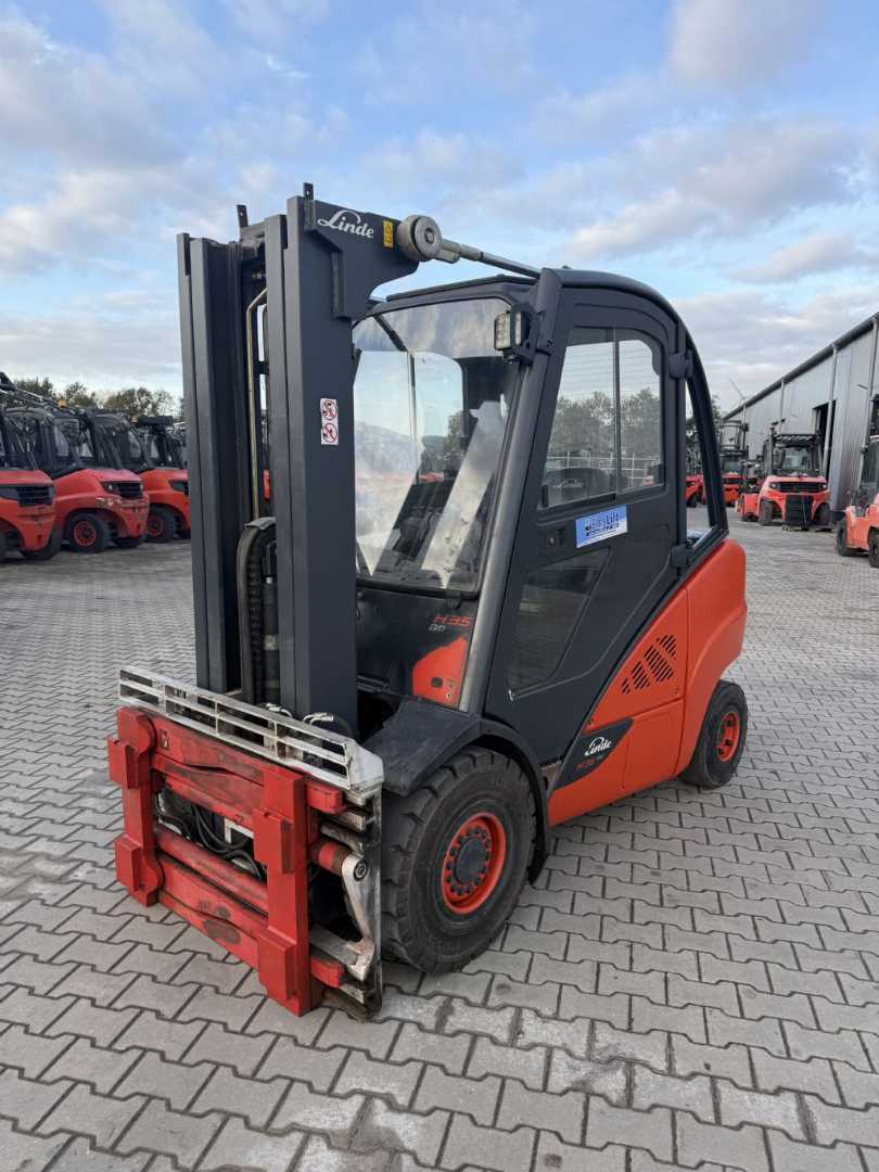 Használt targonca LINDE H35D-02 DIESEL VIERRADFRONTSTAPLER (13075632)