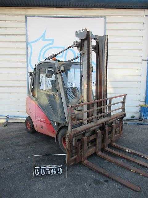 Használt targonca LINDE H35D DIESEL VIERRADFRONTSTAPLER (13037397)