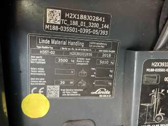 Használt targonca LINDE H35T-02 GAS VIERRADFRONTSTAPLER (13065726)