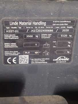Használt targonca LINDE H35T-1202-01 GAS VIERRADFRONTSTAPLER (13053063)