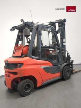 Használt targonca LINDE H35T-1202-01 GAS VIERRADFRONTSTAPLER (13071818)