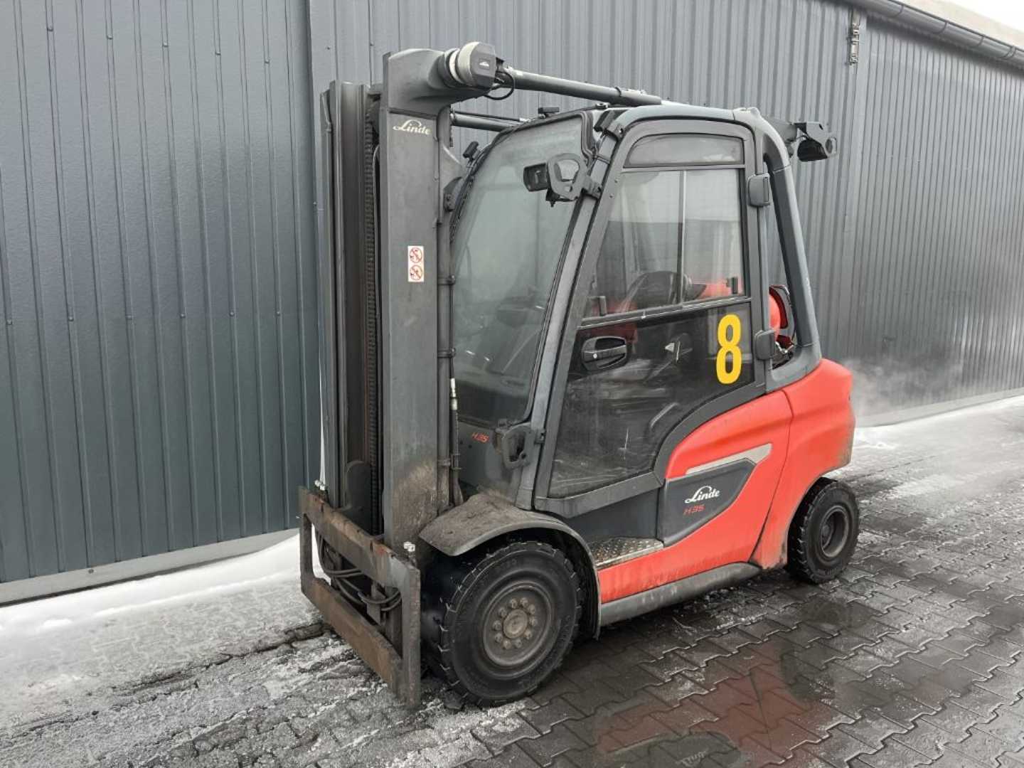 Használt targonca LINDE H35T GAS VIERRADFRONTSTAPLER (13020533)