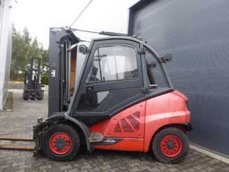 Használt targonca LINDE H40D-02 DIESEL VIERRADFRONTSTAPLER (13071234)