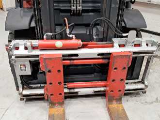 Használt targonca LINDE H40T-02 GAS VIERRADFRONTSTAPLER (12921360)