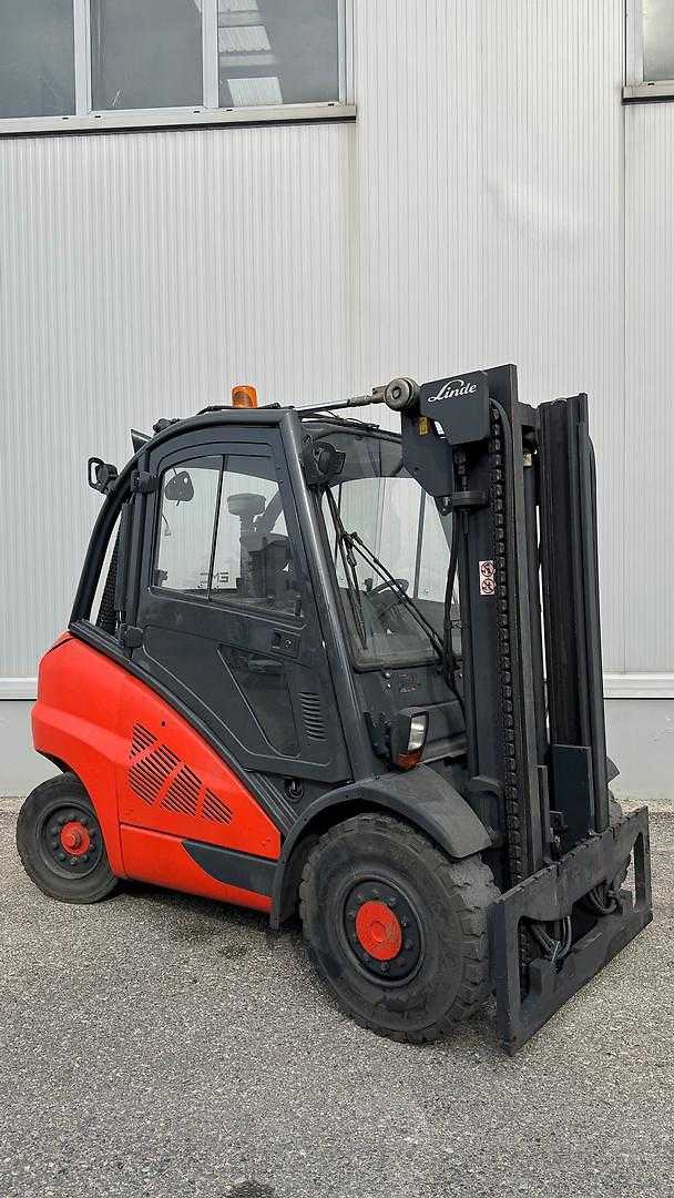 Használt targonca LINDE H45D-01 DIESEL VIERRADFRONTSTAPLER (13026581)