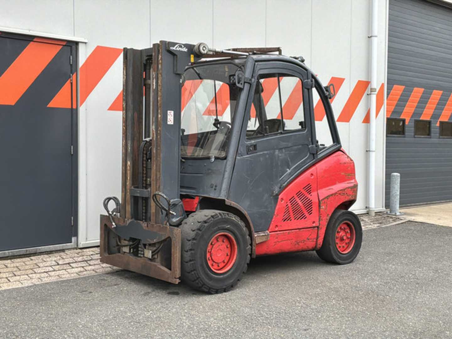 Használt targonca LINDE H45D-01 DIESEL VIERRADFRONTSTAPLER (13075313)