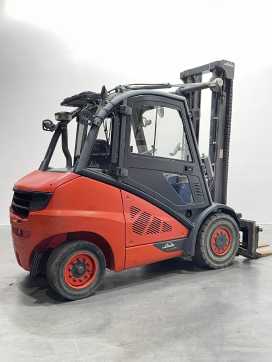Használt targonca LINDE H45D-02-394 DIESEL VIERRADFRONTSTAPLER (13070232)