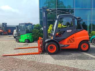 Használt targonca LINDE H45D-02 DIESEL VIERRADFRONTSTAPLER (13056730)