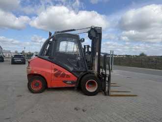 Használt targonca LINDE H45D-02 DIESEL VIERRADFRONTSTAPLER (13068782)