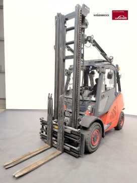 Használt targonca LINDE H45D-394-02 DIESEL VIERRADFRONTSTAPLER (13043176) backdrop