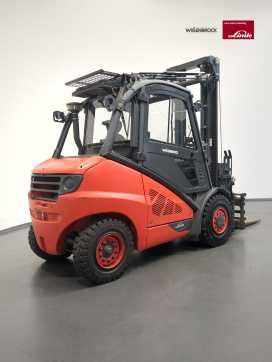Használt targonca LINDE H45D-394-02 DIESEL VIERRADFRONTSTAPLER (13066253)