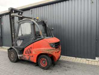 Használt targonca LINDE H50D-01 DIESEL VIERRADFRONTSTAPLER (13065729)