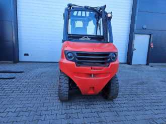Használt targonca LINDE H50D-01 - TRIPLEX DIESEL VIERRADFRONTSTAPLER (12957355)