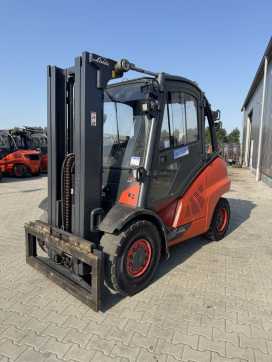 Használt targonca LINDE H50D-02/600 DIESEL VIERRADFRONTSTAPLER (12970307) backdrop
