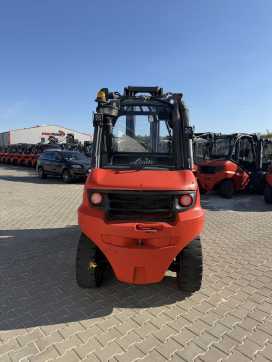 Használt targonca LINDE H50D-02/600 DIESEL VIERRADFRONTSTAPLER (13072149)