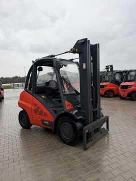 Használt targonca LINDE H50D-02/600 DIESEL VIERRADFRONTSTAPLER (13075335)